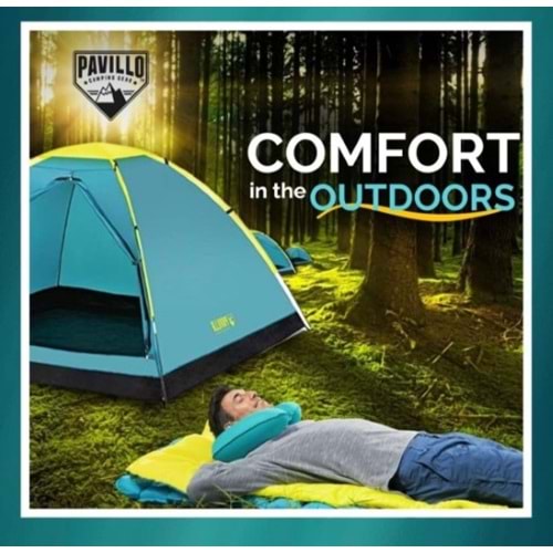 BESTWAY ÇADIR III KİŞİLİK TURQUAZ ( 2.1X2.1X1.3 CM )