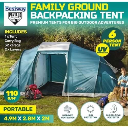BESTWAY ÇADIR AİLE 68094 - VI KİŞİLİK