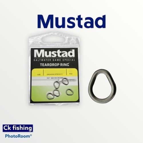 MUSTAD HALKA TEARDROP RING MA106