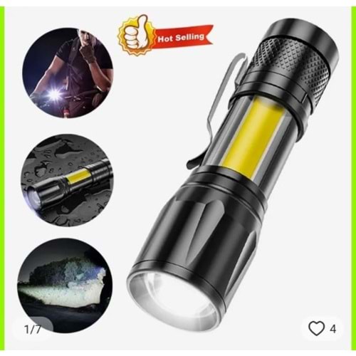 COB LIGHT FLASLIGHT EL FENERİ