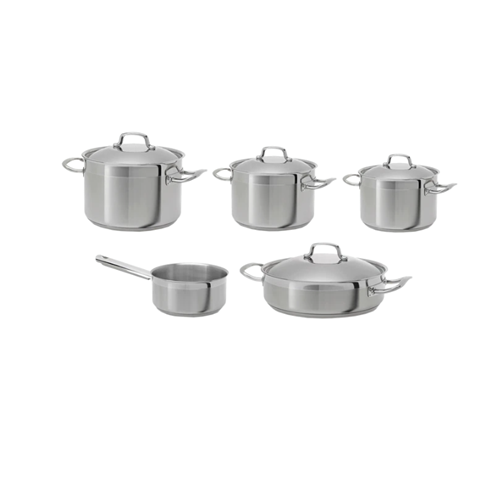 TEKA 18/10 Paslanmaz Çelik Tencere seti 9 parça (İNDÜKSİYON UYUMLU)