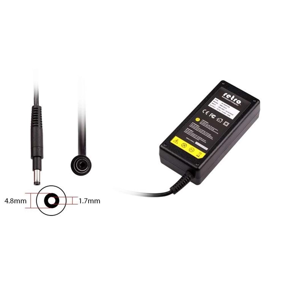 Adaptor Dca-Hc073 19.5V 3.33A 65W 1.7Mm4.8Mm