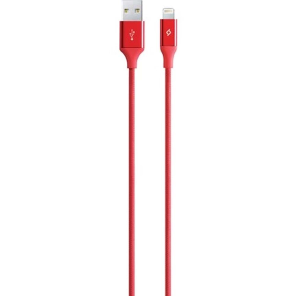 Ttec Alumicable 2Dk16K 120 Cm Lightning -Usb Kablo Kırmızı