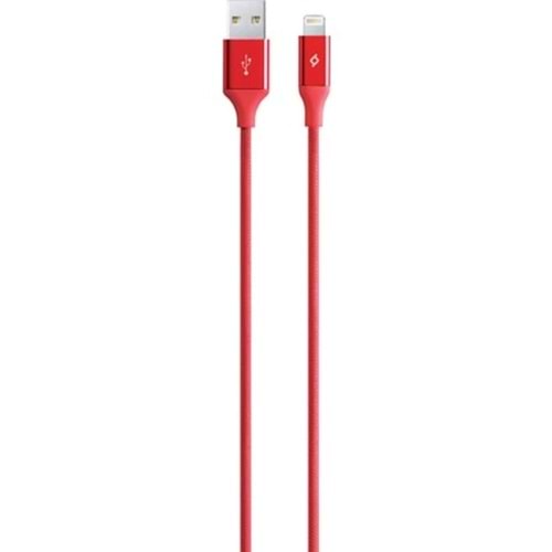 Ttec Alumicable 2Dk16K 120 Cm Lightning -Usb Kablo Kırmızı