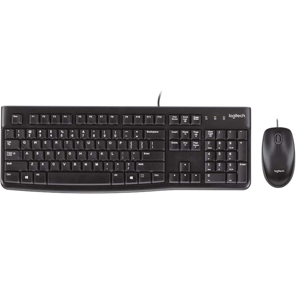 Klavyemouse Set Logıtech Mk120 Q Sıyah 920-002560 Tr Layout