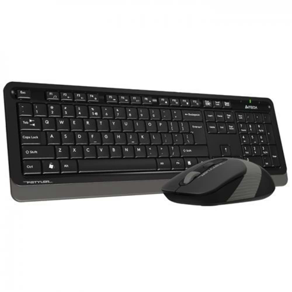 Kablosuz KlavyeMouse A4Tech Fg1010 Q Gri Tr Layout