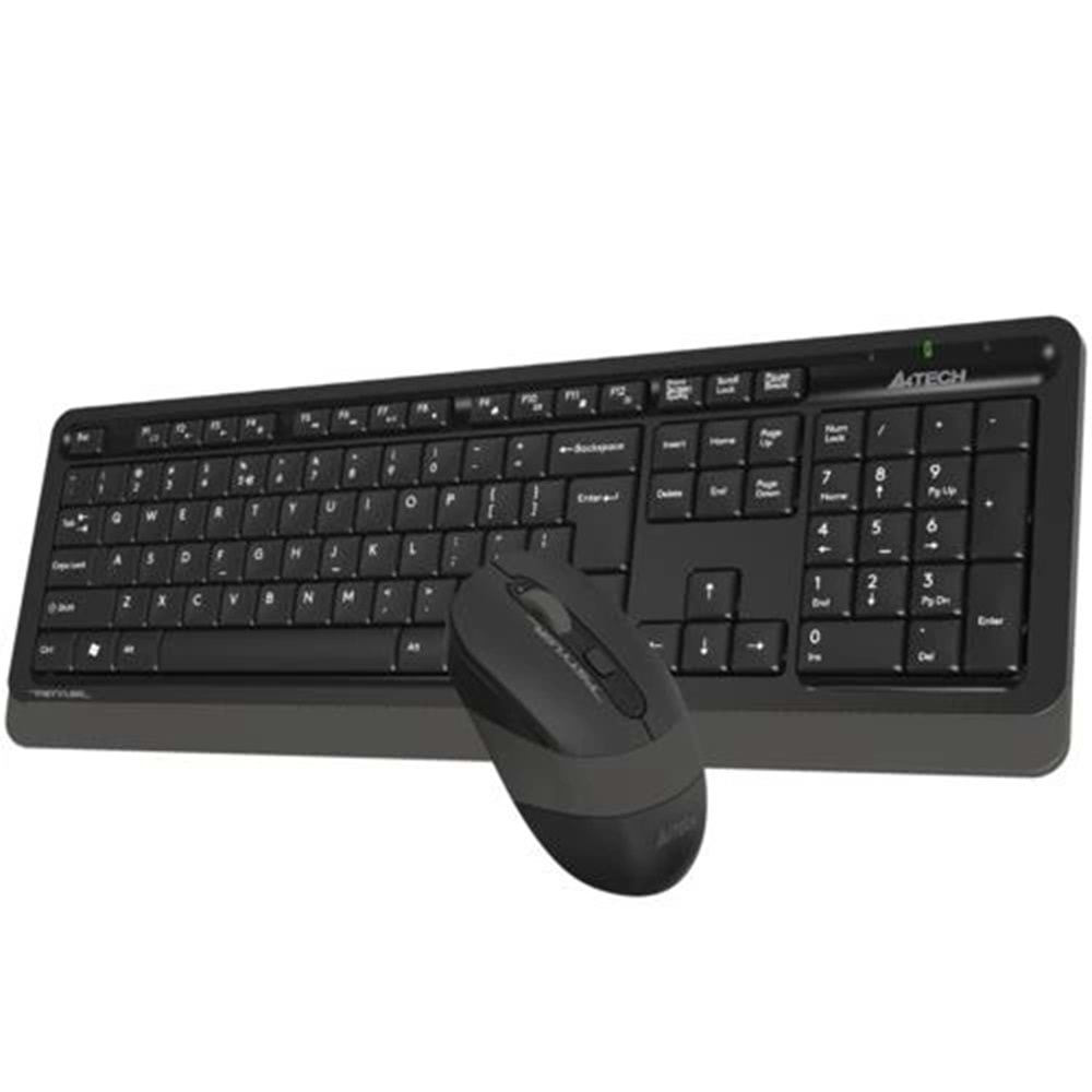 Kablosuz KlavyeMouse A4Tech Fg1010 Q Gri Tr Layout