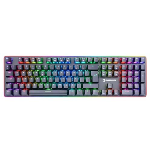 Klavye Gamepower Saber Rgb Mekanık Blue Swtıch Tr Layout