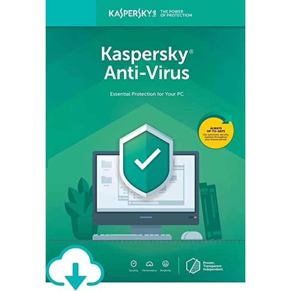 Antıvırus Kaspersky 1 Yıl 4 Pc