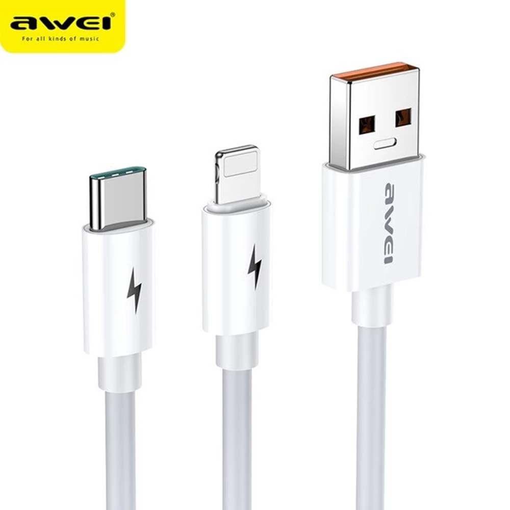 Kablo Awei Cl-79 2 In 1 Type-C - Lightning