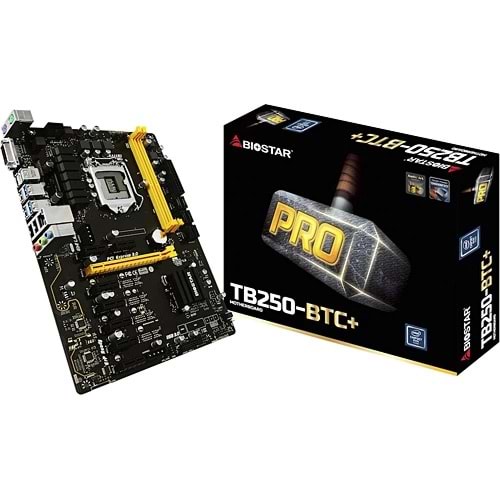ANAKART BIOSTAR TB250-BTC+DDR4 1151p Mining