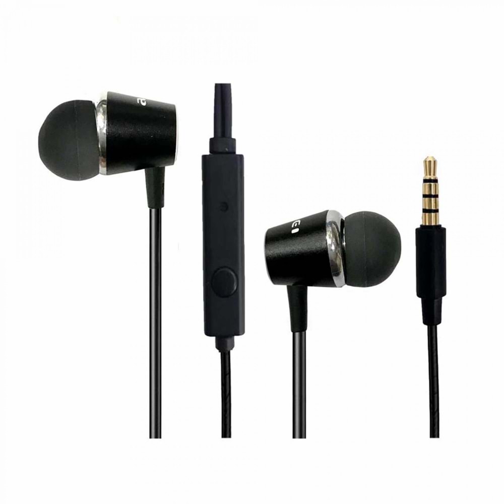 Kulaklık Awei Pc-2 Mini Stereo Mikrofonlu Siyah
