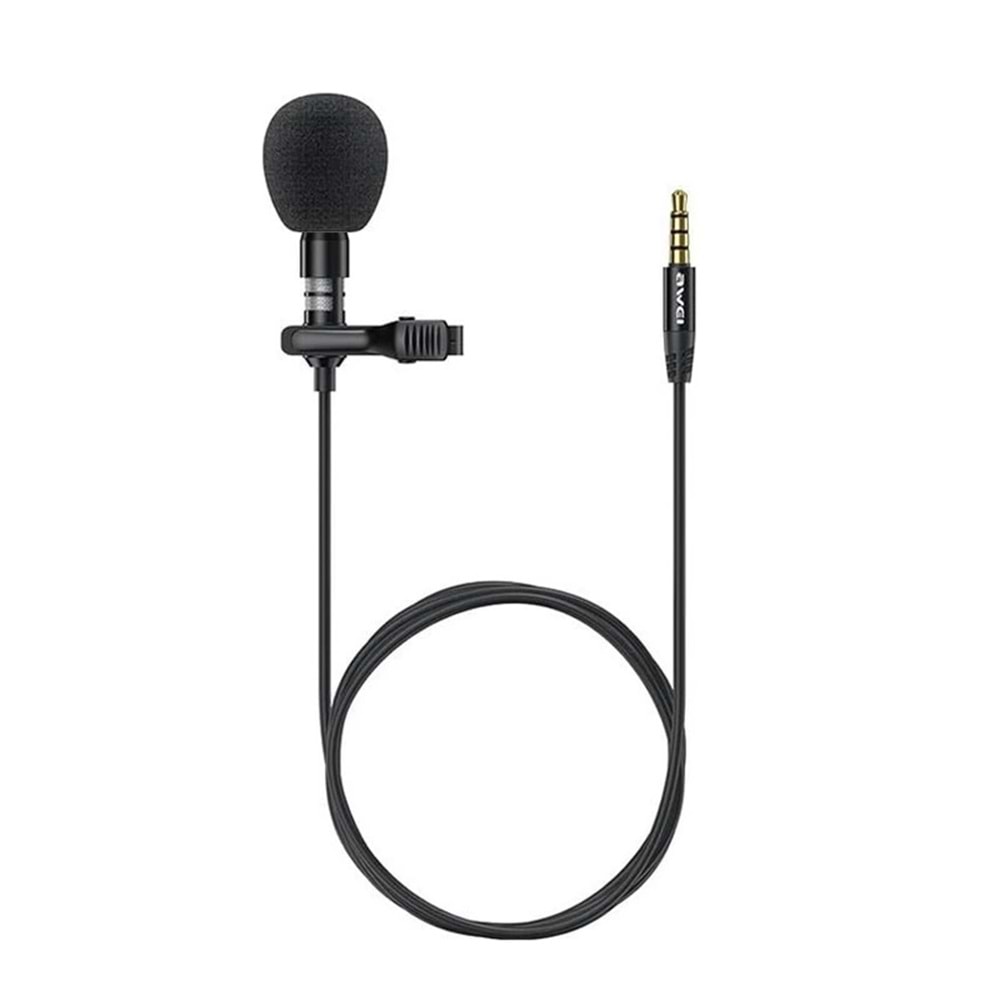 Mikrofon Awei Mk1 Yaka Mikrofonu 3Mt