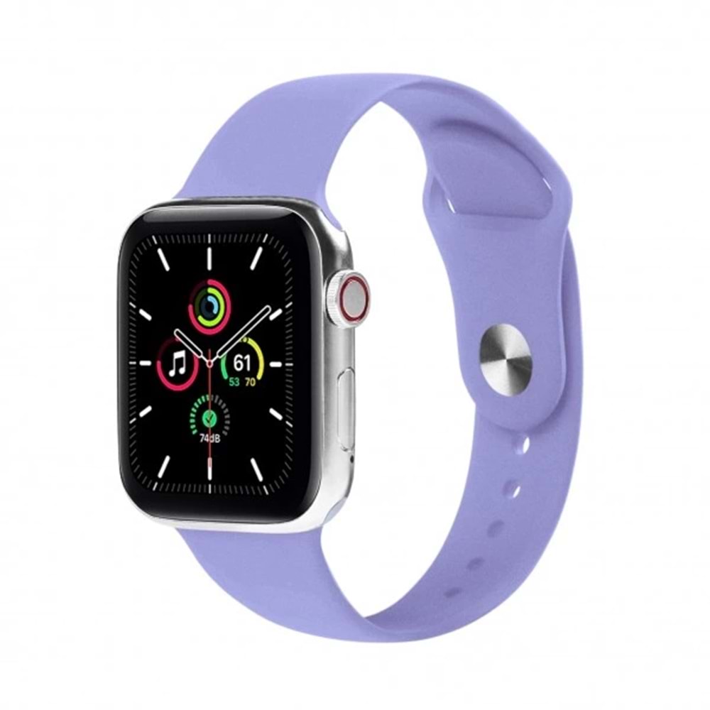 Kordon Zr-Slkn-55 Apple Watch 42/44/45Mm Mor Sılıkon