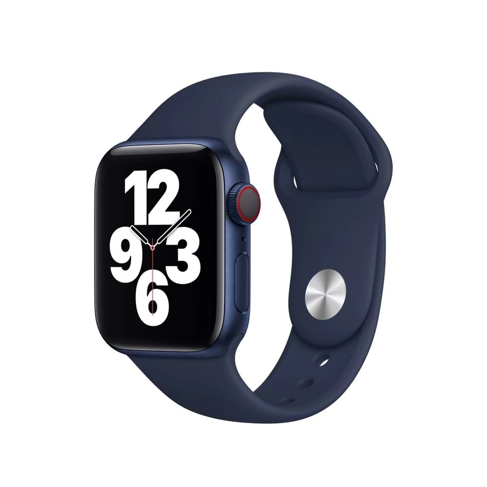 Kordon Zr-Slk-39 Apple Watch 42/44/45Mm Lacivert Sılıkon