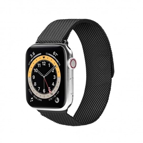 Kordon Zr-Krd-01 Apple Watch 42/44/45Mm Siyah Mıktanıs