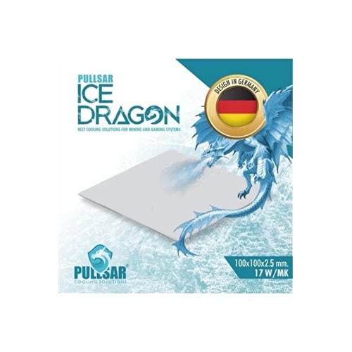Aksesuar Ice Dragon Thermal Pad 17W/Mk 2.5Mm Kalınlık 100X100Mm
