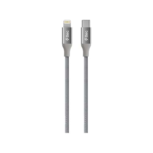 Ttec 2Dk41G Alumicable Type-C - Lightning Hızlı Şarj Kablosu 150Cm