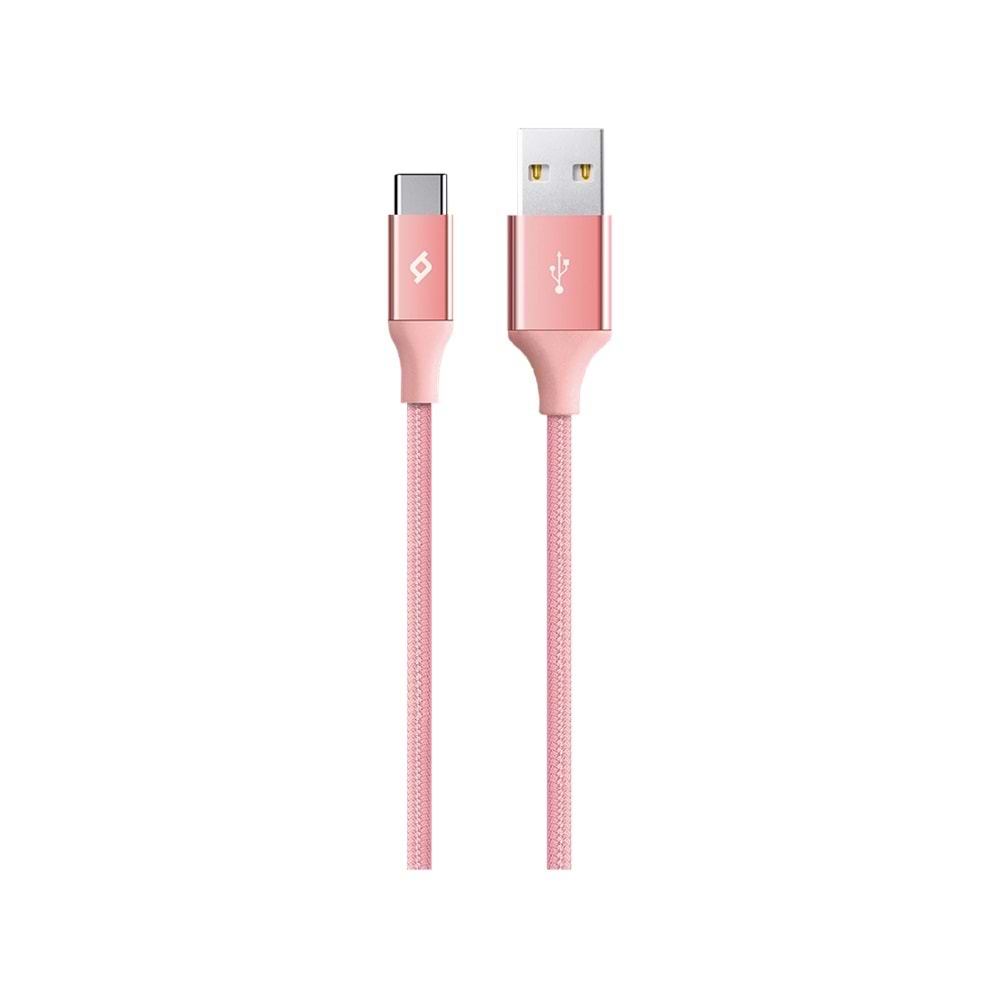 Ttec 2Dk18Ra Alumicable 120 Cm Type-C - Usb-A Kablosu Rose
