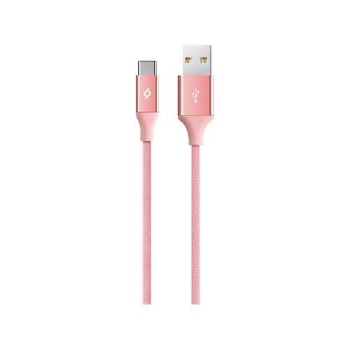 Ttec 2Dk18Ra Alumicable 120 Cm Type-C - Usb-A Kablosu Rose