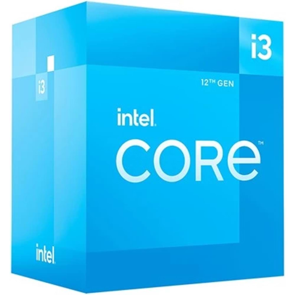 İŞLEMCİ INTEL I3-12100F 3.3 GHZ 12MB LGA1700P