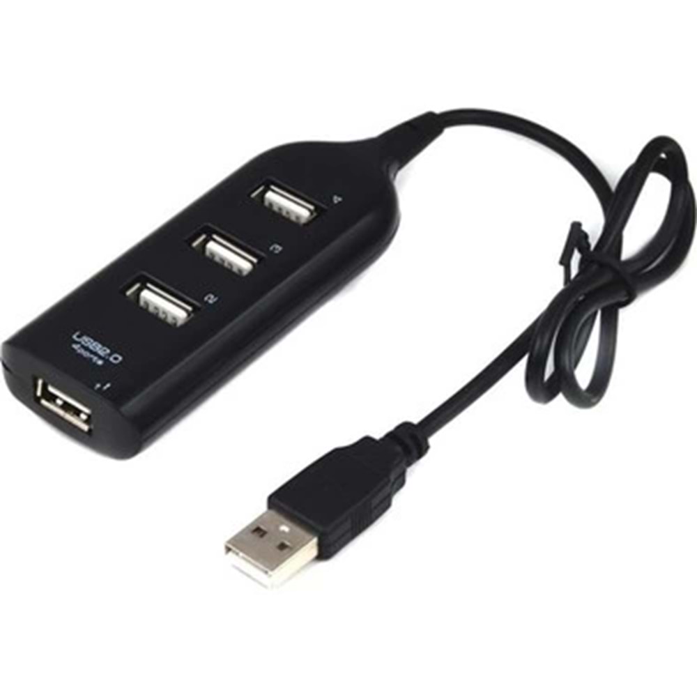 Usb Çoklayıcı Qport Q-Uc201 Usb 2.0 4 Port