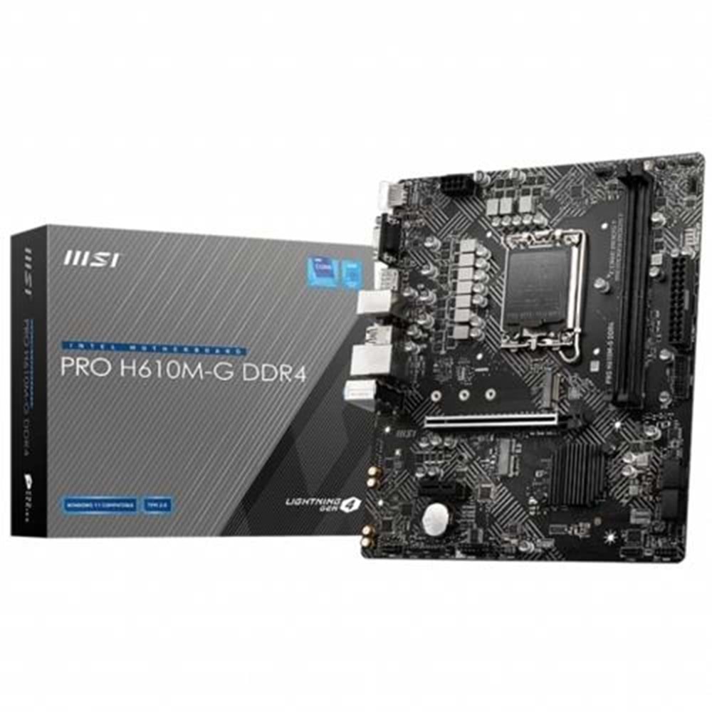 Anakart Msı Pro H610M-G Ddr4 1700P