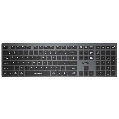 Klavye A4Tech Fbx50C Gri Bluetooth + 2.4G Fn-Mm-Şarjlı Klavye Tr Layou