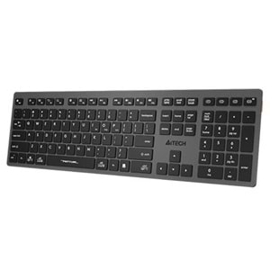 Klavye A4Tech Fbx50C Gri Bluetooth + 2.4G Fn-Mm-Şarjlı Klavye Tr Layou