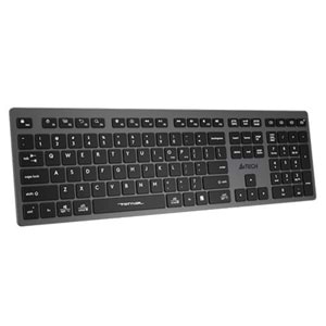 Klavye A4Tech Fbx50C Gri Bluetooth + 2.4G Fn-Mm-Şarjlı Klavye Tr Layou