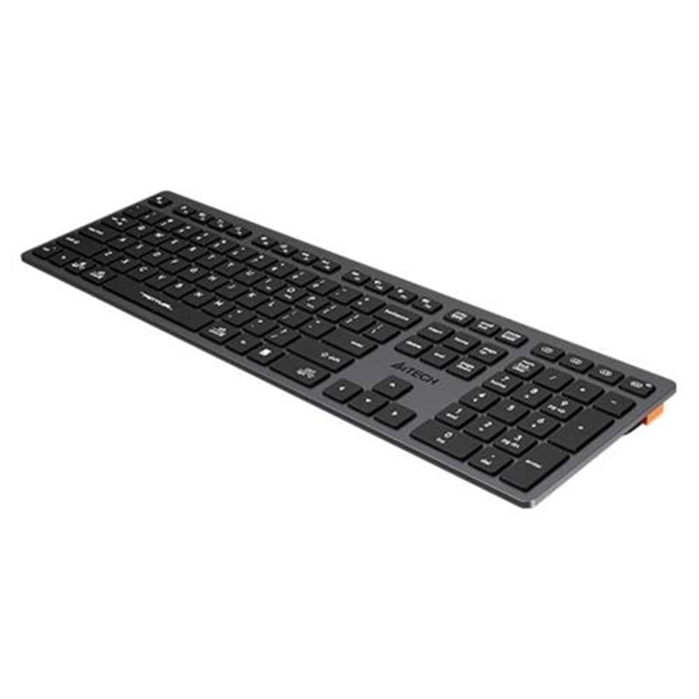 Klavye A4Tech Fbx50C Gri Bluetooth + 2.4G Fn-Mm-Şarjlı Klavye Tr Layou