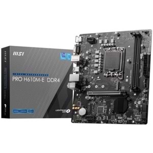 Anakart Msi Pro H610M-E Ddr4 1700P