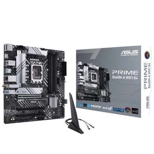 Anakart Asus Prıme B660M-A Wıfı D4 Ddr4 5333Mhz 1700P
