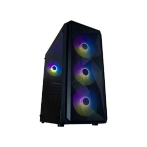 Kasa Vento Vg10F 3X120Mm Mesh Mid Tower Temperli Camlı