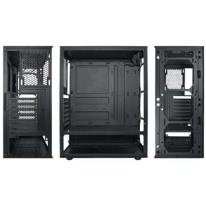 Kasa Vento Vg10F 3X120Mm Mesh Mid Tower Temperli Camlı