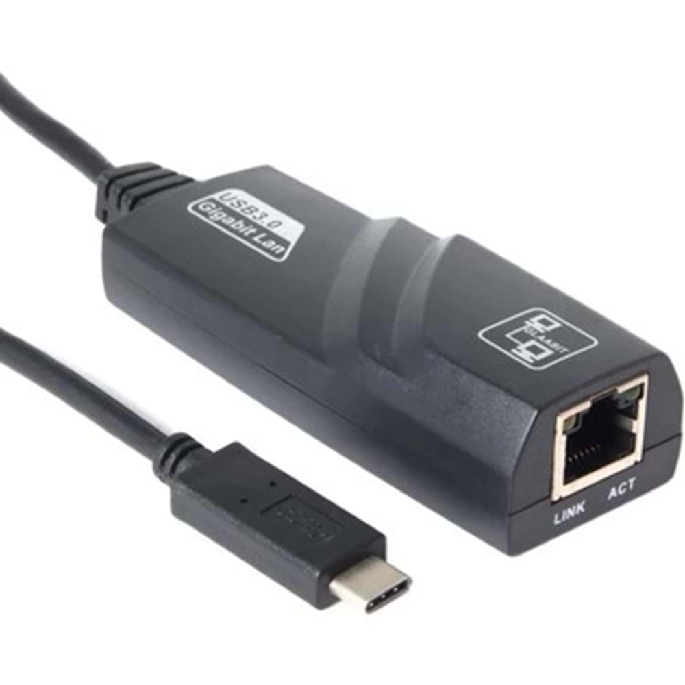 Aksesuar Usb-C Type-C 3.1 To 10/100/1000 Gıgabıt Rj45 Cevırıcı