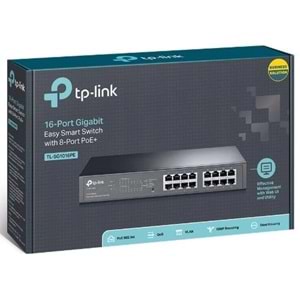 Swıtch Tp-Lınk Tl-Sg1016Pe 16 Port Gıgabıt 8Port Poe+ 150W