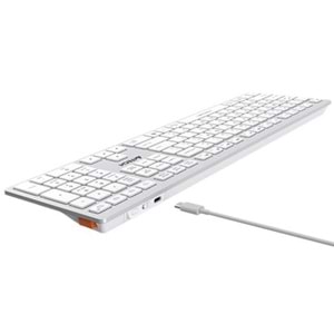 Klavye A4Tech Fbx50C Beyaz Bluetooth+2.4G Fn-Mm-Şarjlı Tr Layout