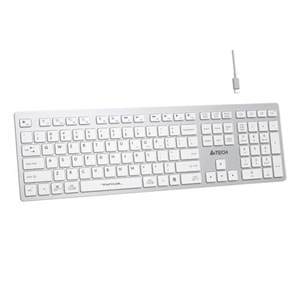Klavye A4Tech Fbx50C Beyaz Bluetooth+2.4G Fn-Mm-Şarjlı Tr Layout