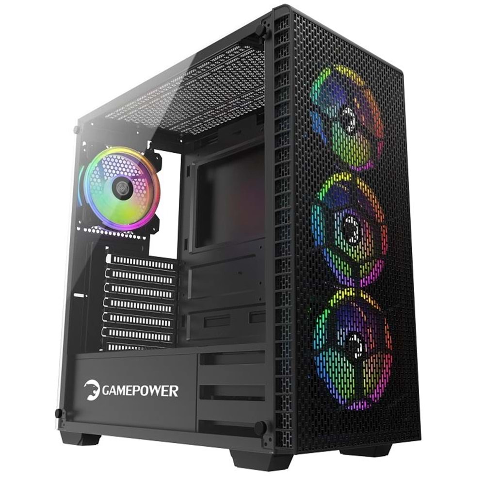 Kasa Gamepower Horızon Rgb Gamıng Mesh 550W 80+