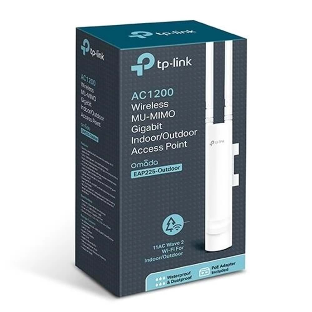 Tp-Lınk Omada Eap225 Outdoor Ac1200 Wi-Fi Access Point