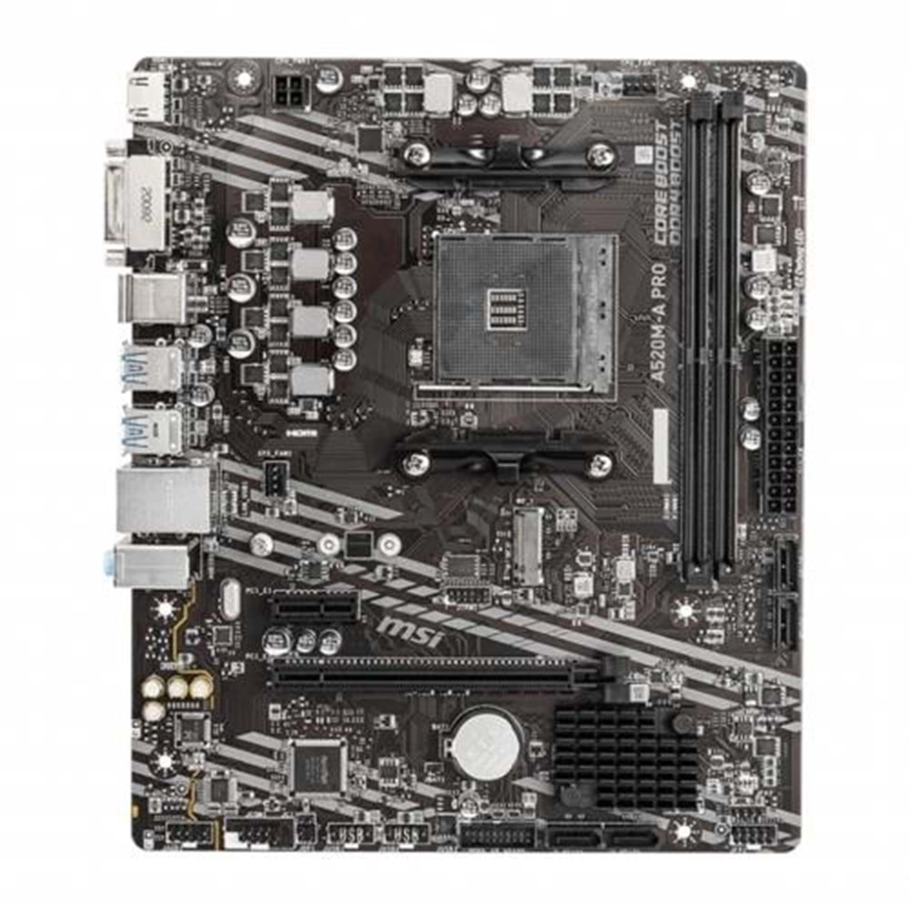 Anakart Msi A520M-A Pro Ddr4 S+V+Gl Am4