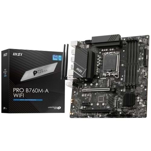 Anakart Msı Pro B760M-A Wıfı Ddr4 S+V+Gl 1700P