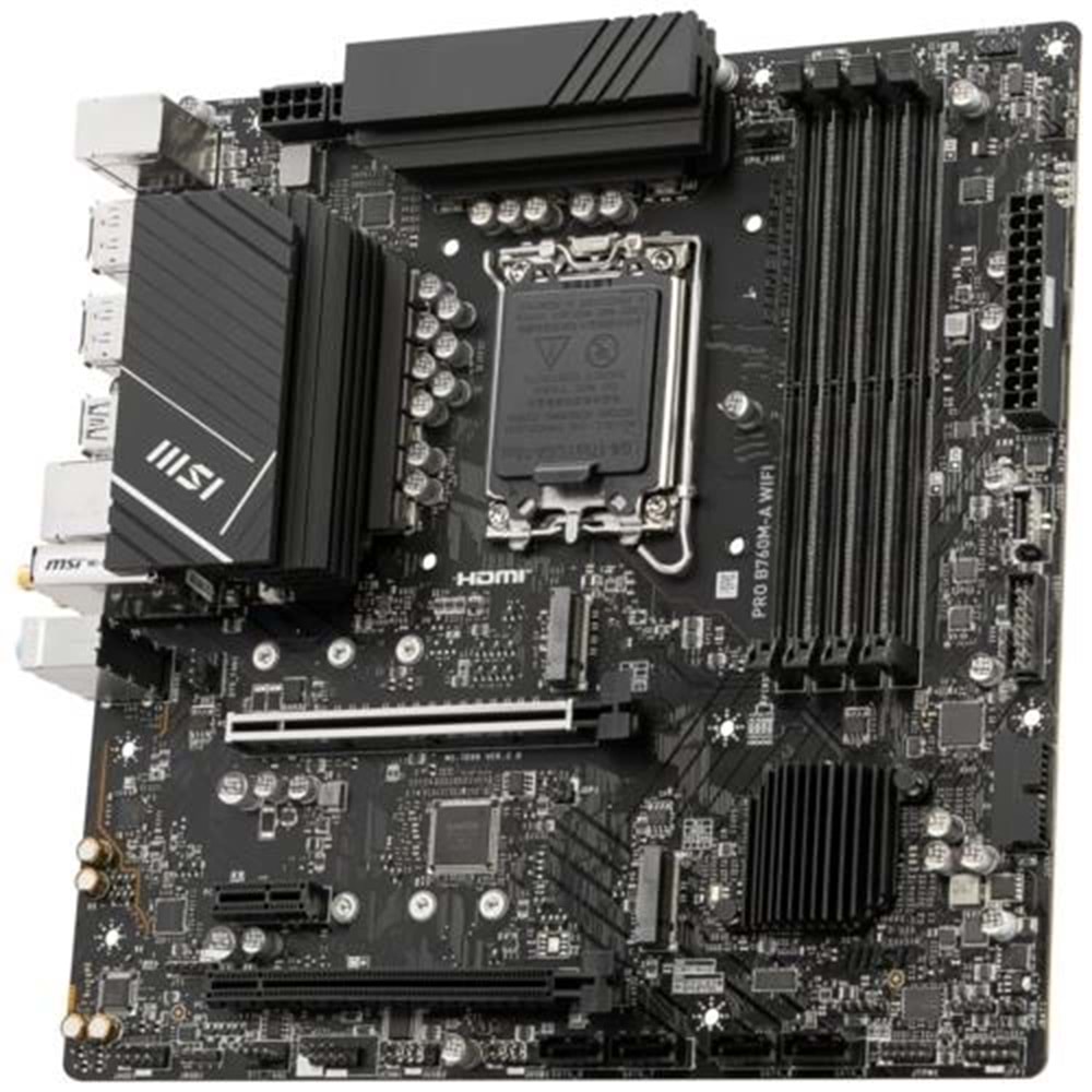 Anakart Msı Pro B760M-A Wıfı Ddr4 S+V+Gl 1700P