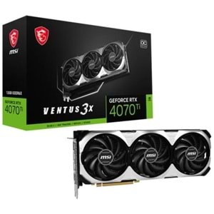 Ekran Kartı Msı Rtx4070Tı Ventus 3X Oc 12Gb 192Bit Gddr6