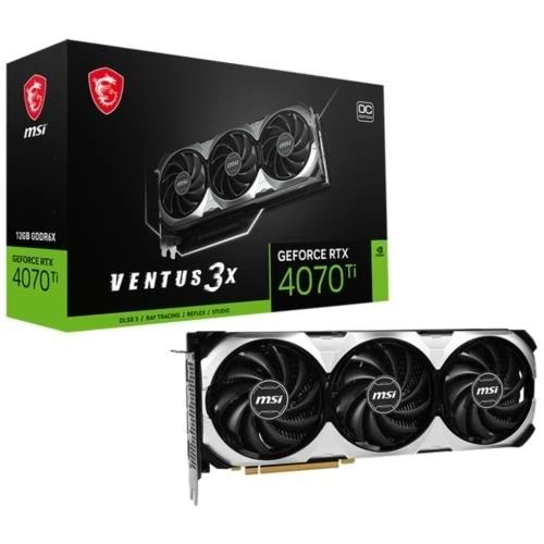 Ekran Kartı Msı Rtx4070Tı Ventus 3X Oc 12Gb 192Bit Gddr6