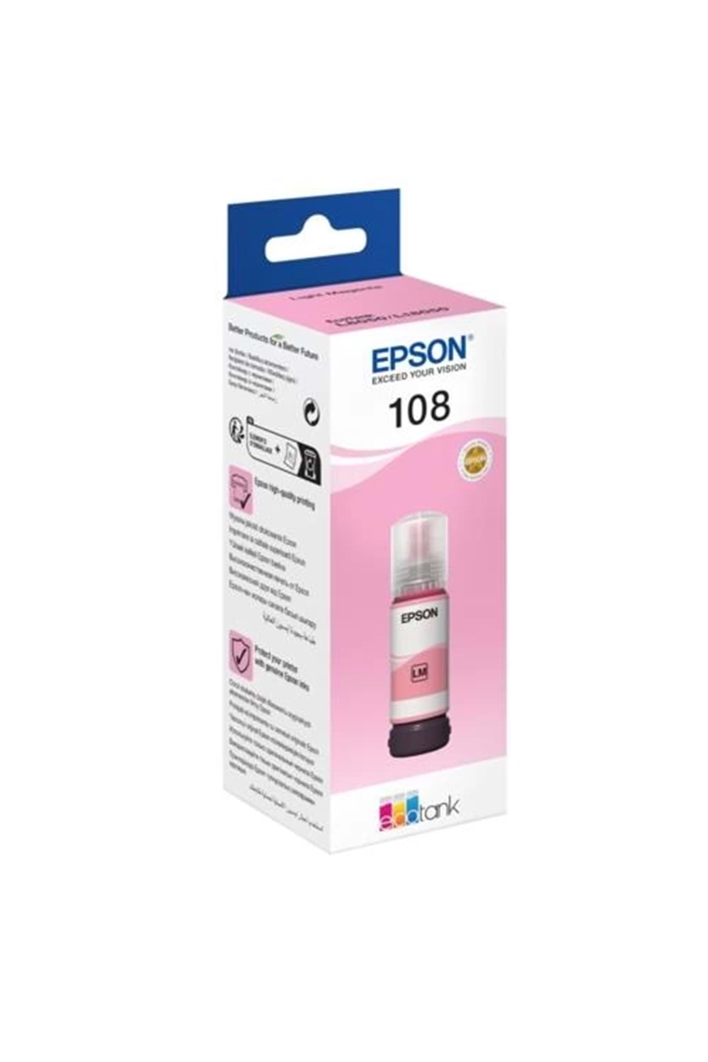KARTUŞ EPSON C13T09C64A 108 LIGHT MAGENTA