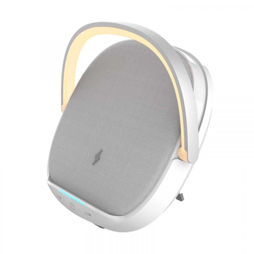 Speaker Wivu Y1 Wıreless Chargıng Desk Lamp Speaker