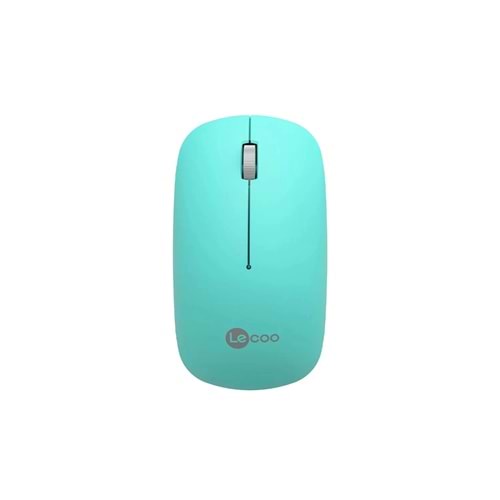 Kablosuz Mouse Lecoo Ws214 Turkuaz