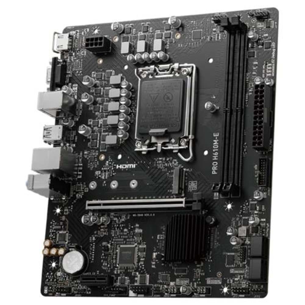 Anakart Msi Pro H610M-E Ddr5 1700P